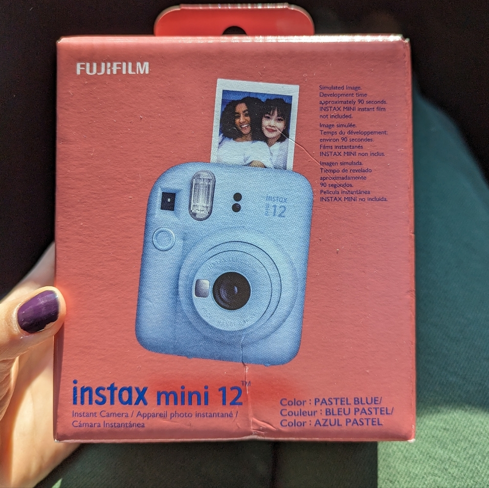 Instax mini 12 polaroid camera